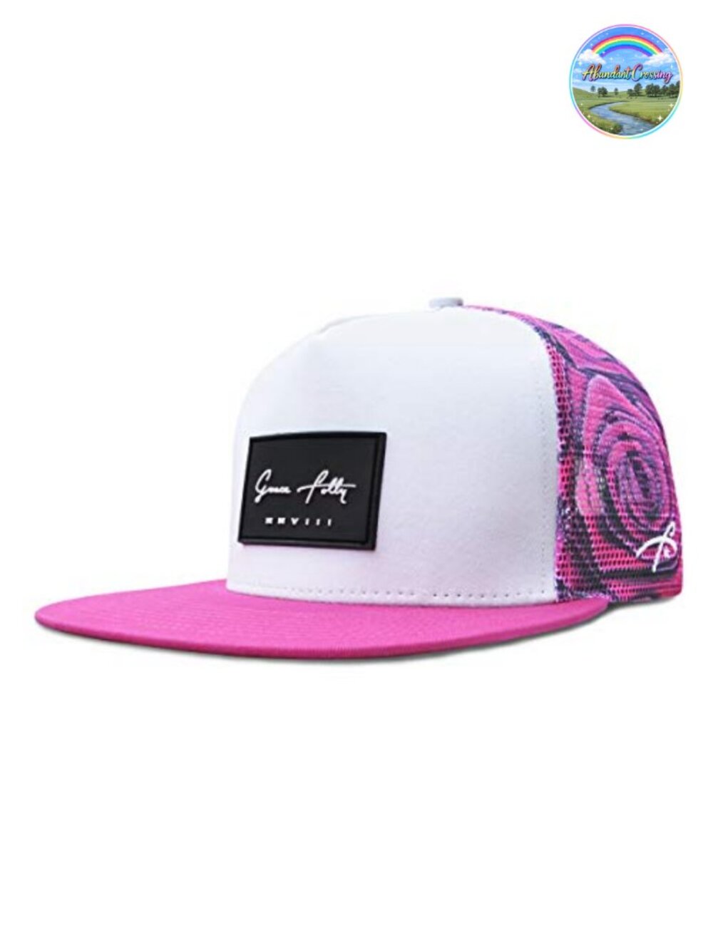 Trucker Hat Snapback Mesh Cap Flat Bill Baseball Hat Adjustable